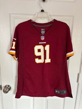 NFL SHIRT NIKE FIELD WASHINGTON FOOTBALL RYAN KERRIGAN #91 Jersey Women's Large